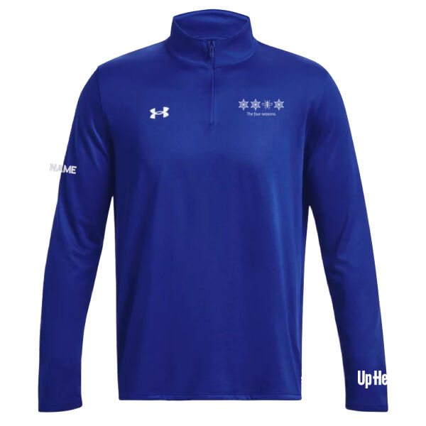 UA Team Tech Men's Four Seasons Printed Quarter Zip Thumbnail