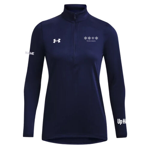 UA Team Tech Women's Four Seasons Printed Quarter Zip Thumbnail