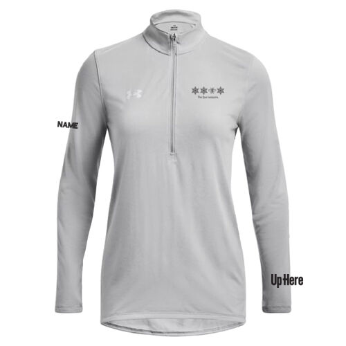 UA Team Tech Women's Four Seasons Printed Quarter Zip Thumbnail